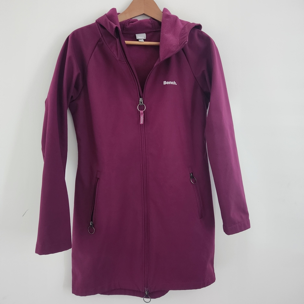 Bench Women's Purple Hooded Softshell Jacket Size Small